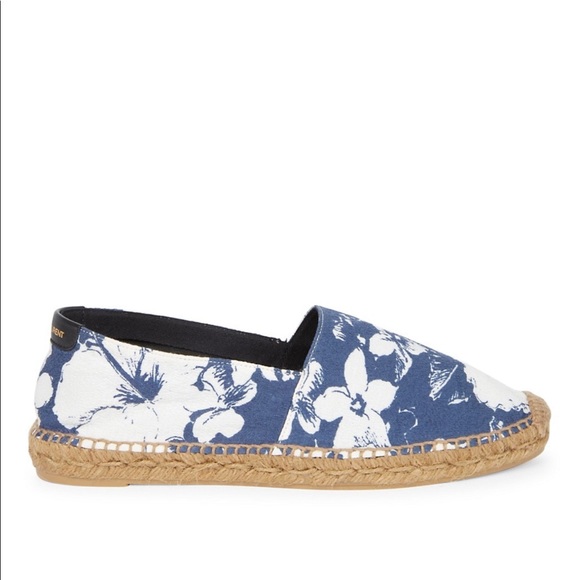 NWT Saint Laurent Hibiscus Print espadrilles - Picture 1 of 14